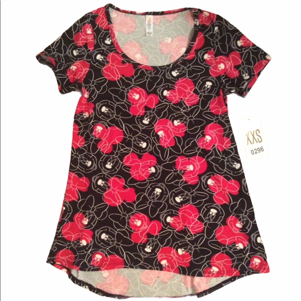 Lularoe Perfect T Minnie Mouse Top
